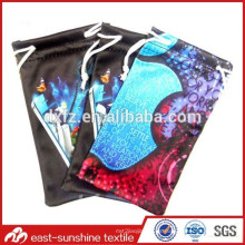 Caja de encargo estupenda suave de la bolsa de los sunglass de la impresión del microfiber mp4 mp3 de la impresión